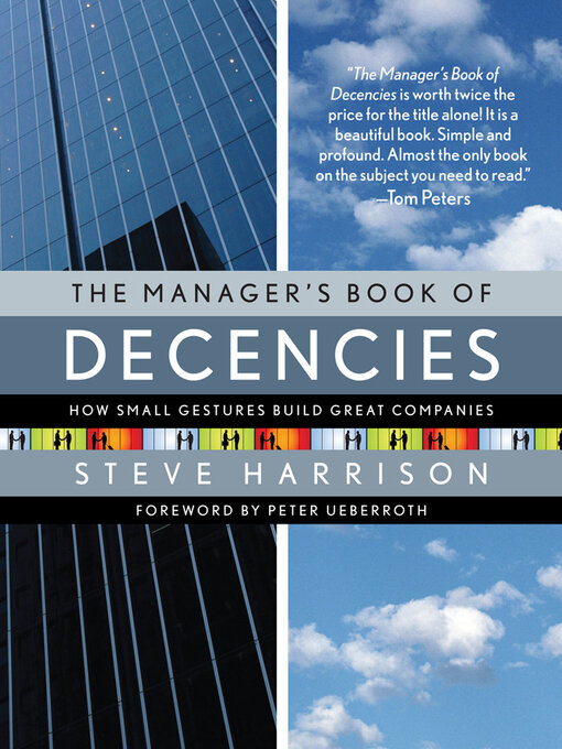 Title details for The Manager's Book of Decencies by Steve G. Harrison - Available